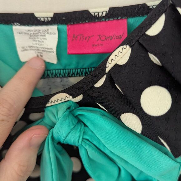 Betsey Johnson Y2K Polkadot Pin-up Swim Cover Dress - Picture 10 of 10